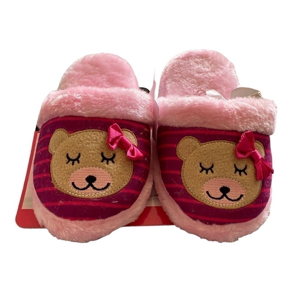 NWT-CUDDL DUDS-GIRLS PINK SLIPPERS-SIZE 11/12
